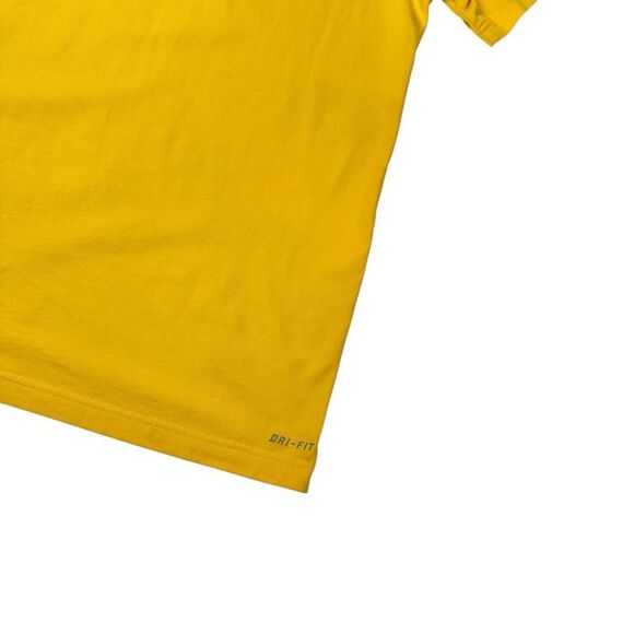 Nike Kobe Bryant The Interview Dri-Fit T-Shirt Yellow Size XL - Picture 4 of 5